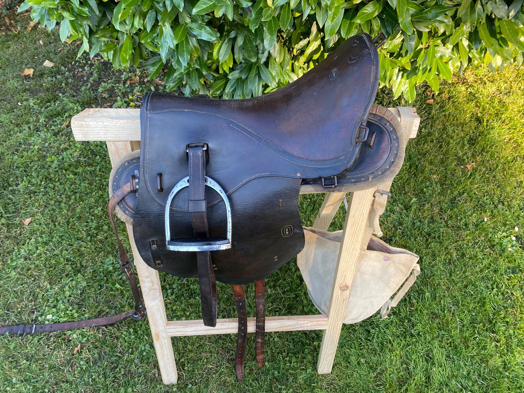 Selle & Accessori: Schweizer Militär Kavallerie Sattel – Usato da Feldbach venduto da Fea1 1