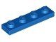 Lego Blue Plate 1 x 4 28 Stück