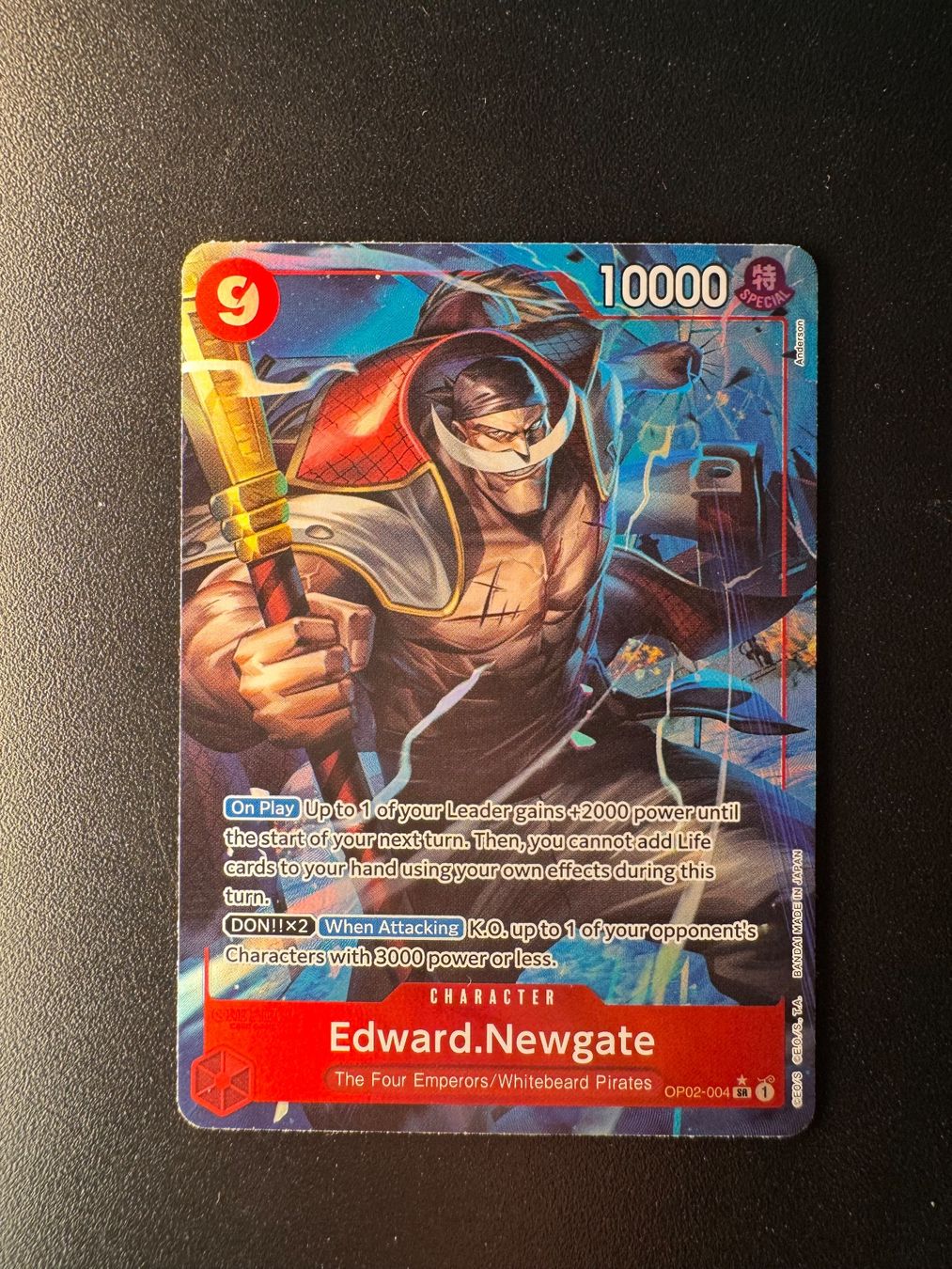 Bandai Carte collezionabili: One Piece, Edward Newgate card – Usato da Corticiasca venduto da gio_yp69