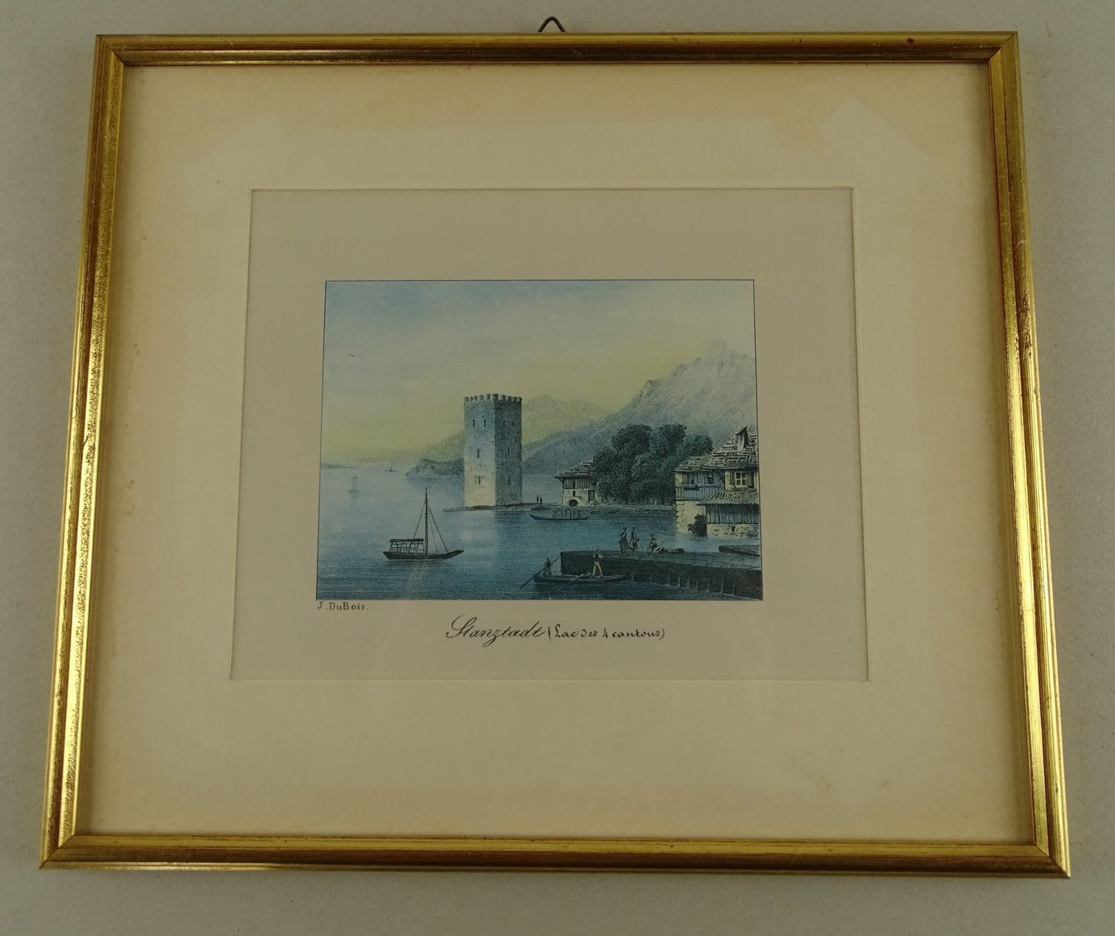Incisioni: STANSSTAD, LITHOGRAPHIE UM 1840 – Usato da Grüningen venduto da Kartensammler