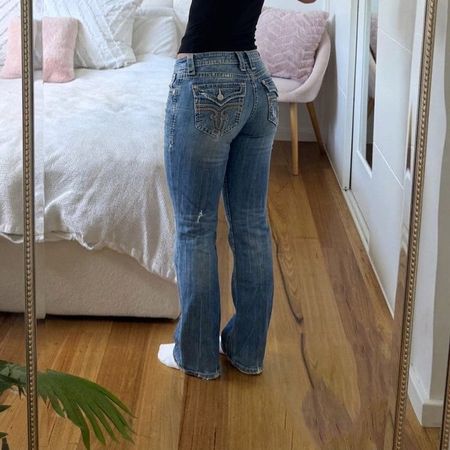 Rock Revival Vintage Rock Revival Bootcut Jeans Blue