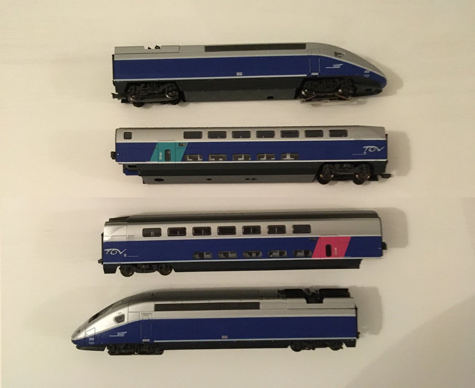 Mehano Modellini di ferrovie: Mehano TGV Duplex decoder DCC compatible Märklin – Usato da Bironico venduto da Ricky1956