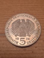 DE-5 D-Mark 1974 F Silber Zustand gemäss Bilder