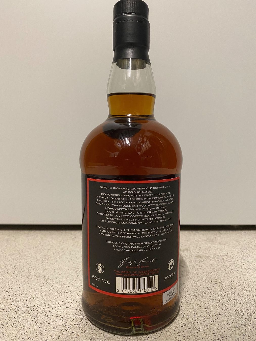 Glenfarclas Bevande alcoliche: Glenfarclas 20yo 105 – Nuovo e nell'imballaggio originale da Mönchaltorf venduto da Drammer 2