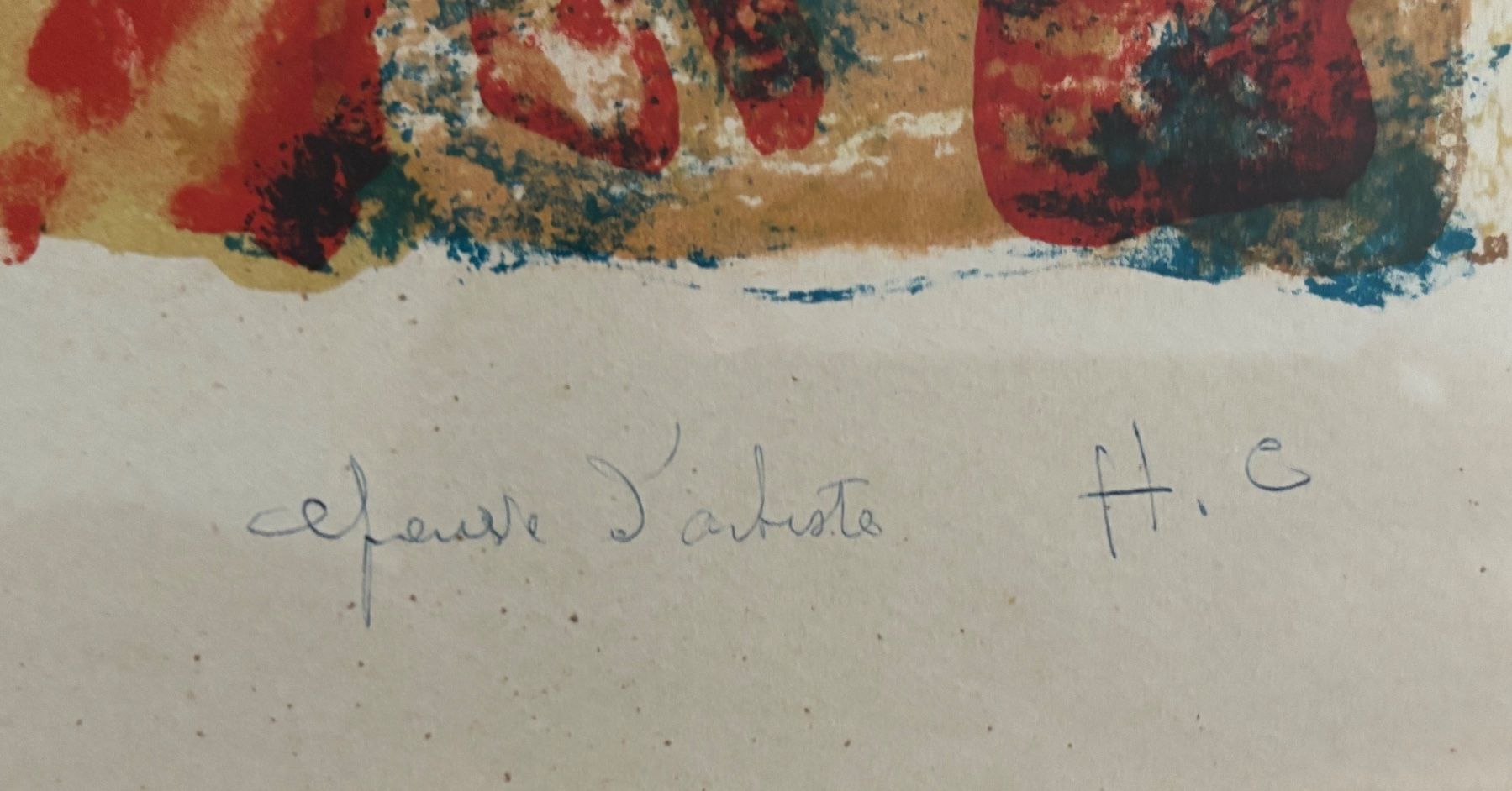 Grafica & Litografie: Paul Aizpiri handsignierte Lithoraphie H.C. – Usato da Rütihof venduto da Yaro22 1