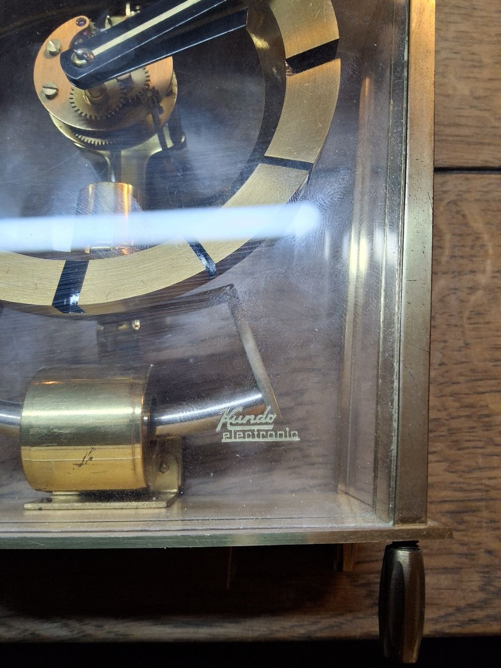 Stand- & Wanduhren: Kundo Electronic Tischuhr Messing Gehäuse (D) – Gebraucht aus Rorschach von TimelessTrading 1