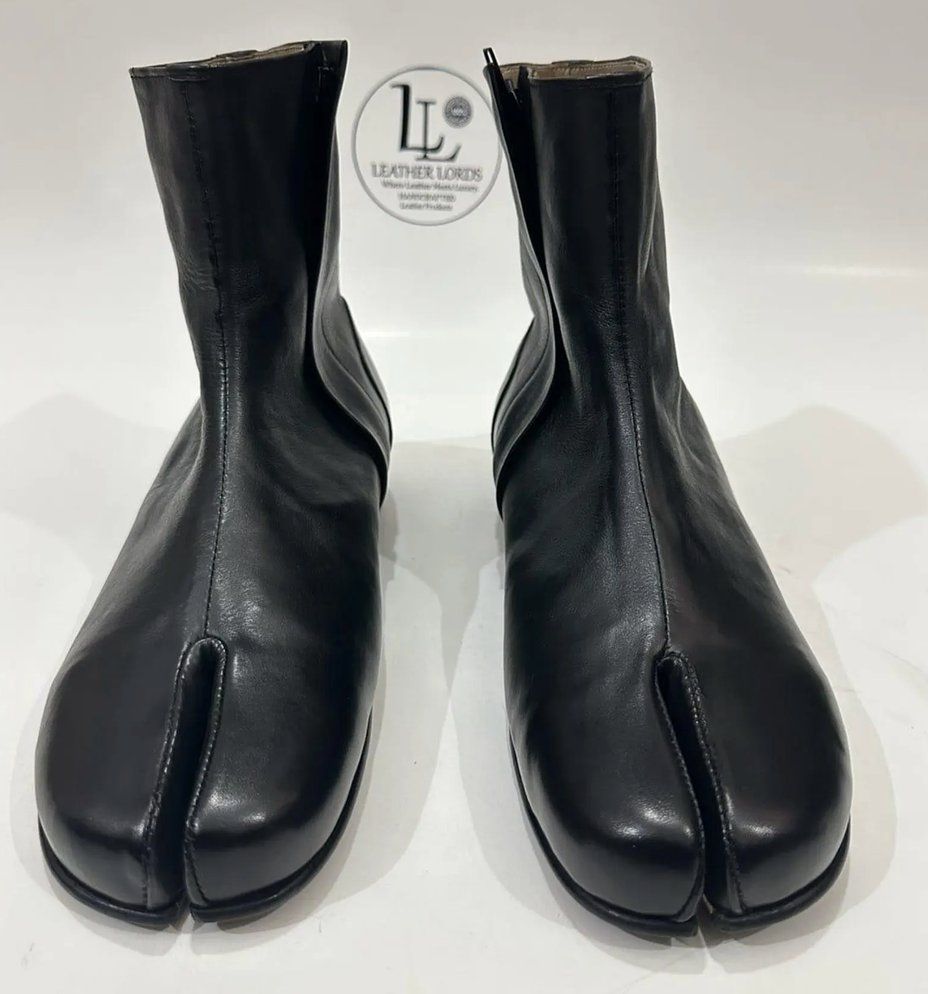 Herrenschuhe: Tabi Lederstiefeletten schwarz gebraucht – Gebraucht aus Zürich von jcytam 1