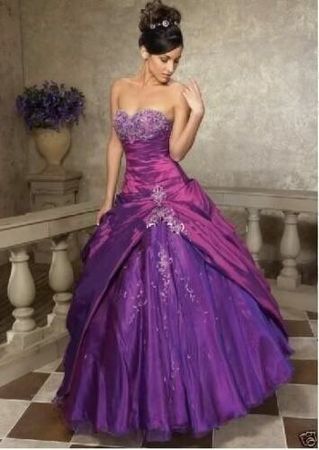Brautkleid Ballkleid LILA Gr. 32 - AUSVERKAUF!!!