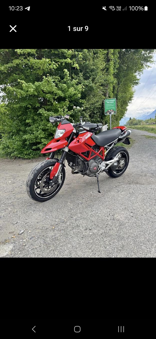 Ducati Strasse: Ducati Hypermotard 1100 EVO 2011 – Gebraucht aus Vouvry von kevbstodyx