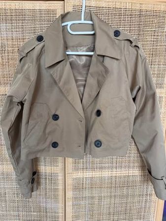 Crop Trenchcoat neuwertig XS/S