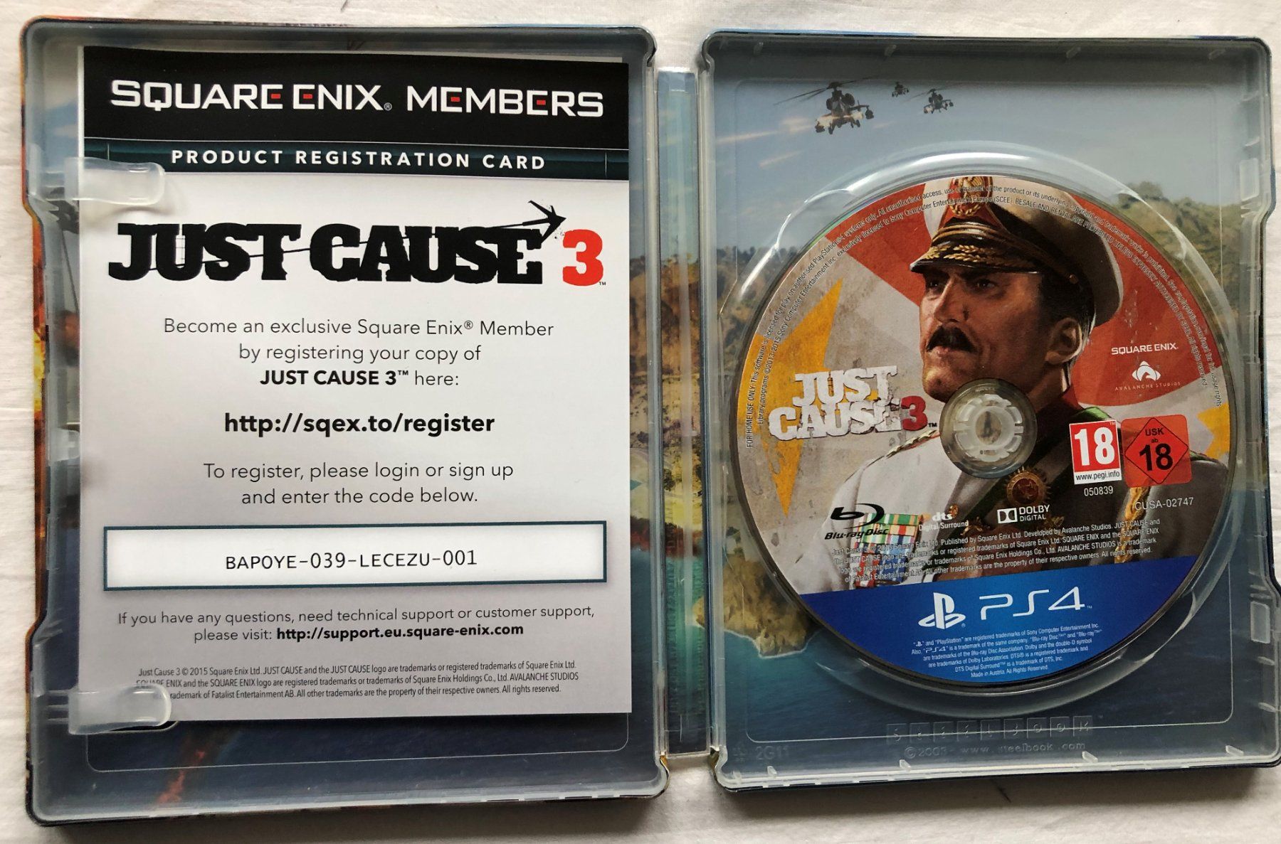 Giochi: PS4 - JUST CAUSE 3 - Day One Edition – Usato da Schaffhausen venduto da durruti 2