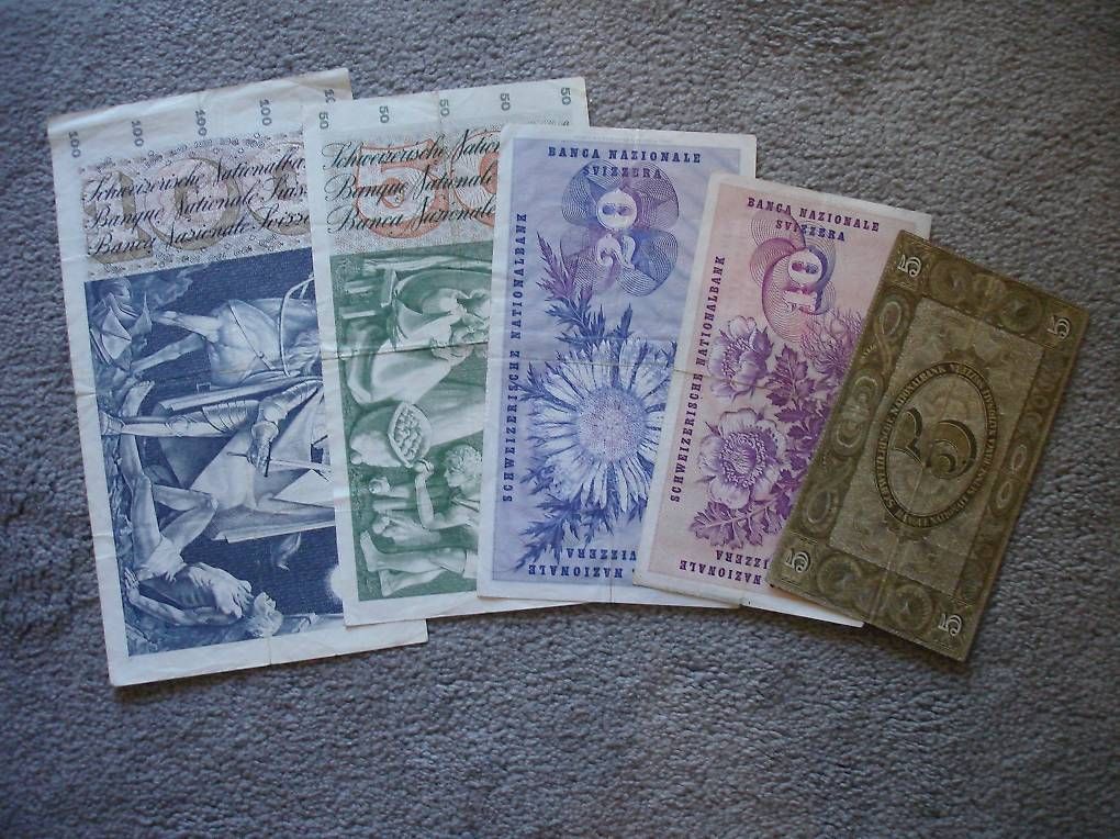 Billets de banque: SCHWEIZER  BANKNOTENSATZ – D'occasion à Niederweningen par tsnuk333 1