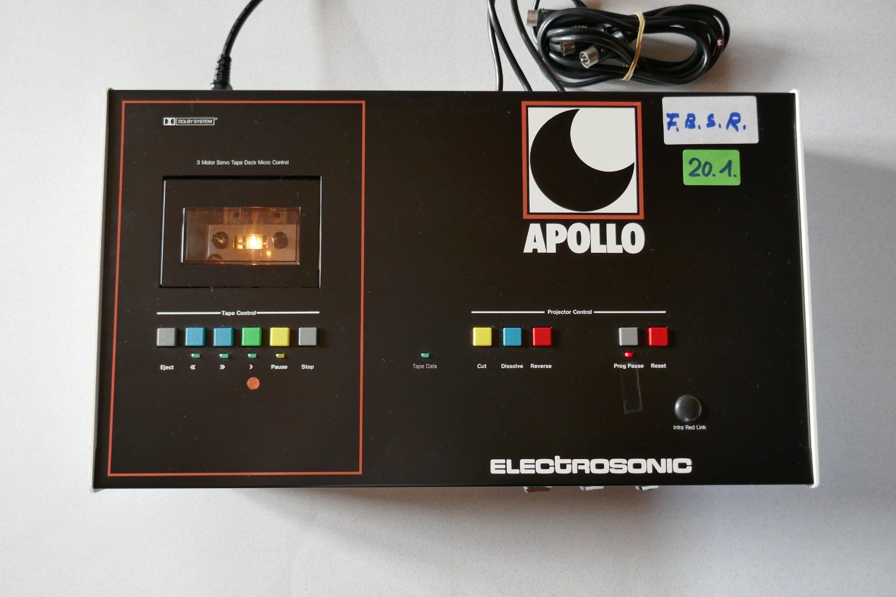 Sistema di controllo: Boîtier de contrôle Apollo Electrosonic - Serial 1517 – Usato da Vuarrens venduto da Espace-Retro 1