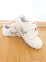 Kinderschuhe mit Klettverschluss weiss grün, Grösse 30