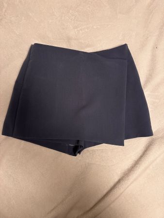Zara Hosenrock dunkelgraublau Gr. S