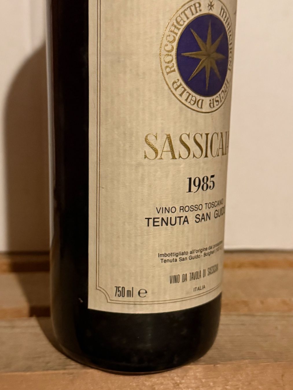 Vino: EXCEPTIONNEL !!! SASSICAIA 1985 Millésime du siècle – Nuovo (secondo la descrizione) da Roche VD venduto da avediscipule 2
