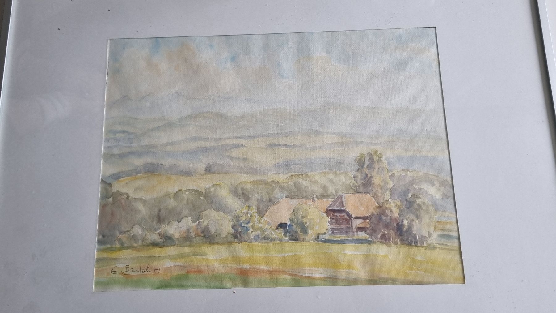 Dipinti: Original Aquarell von Emil Bärtschi – Usato da Uster venduto da Worm 5