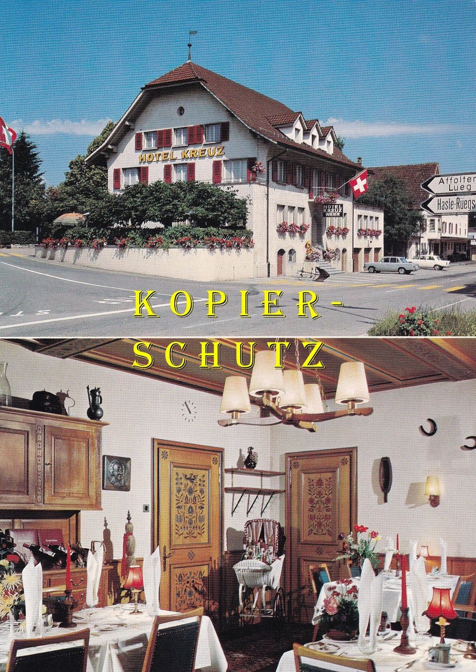 Cartoline postali: Weier im Emmental - Hotel Krone /ay – Usato da Hombrechtikon venduto da Rudolf07