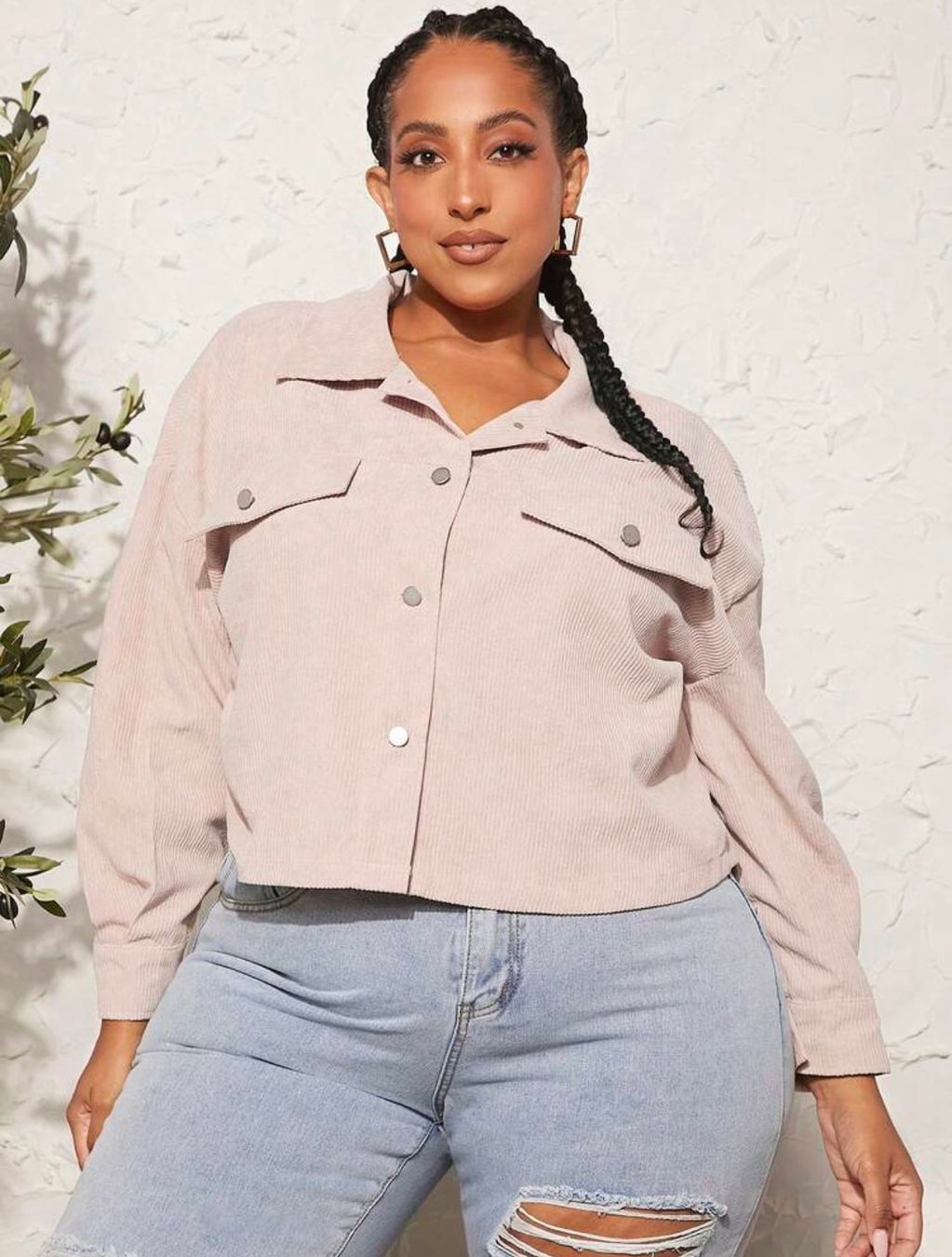 Shein Giacche: Cord Jacke rosa Gr. 56 / 58 / 60 – Usato da Pratteln venduto da a23_j2gs 1