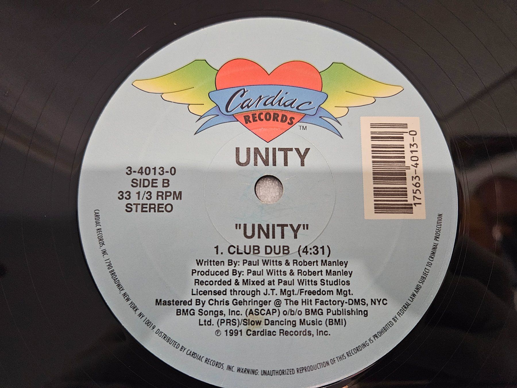 Dischi in vinile: Unity – Unity (House) – Usato da Uster venduto da Vinyl-Leidenschaft 7