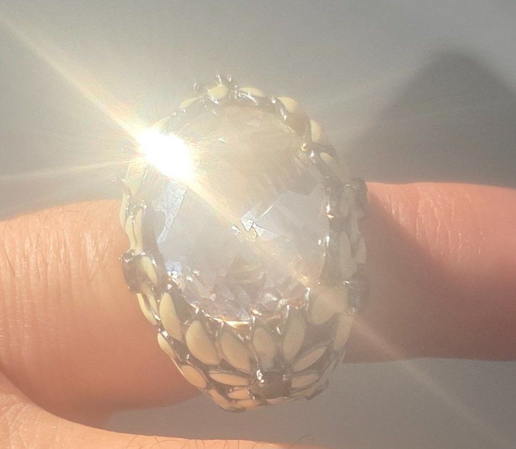 Anelli: Ring mit grossem Zirkonia Stein – Usato da Niederuzwil venduto da 262305 2