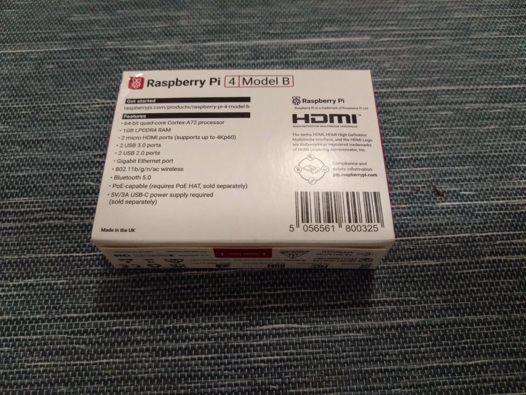 Raspberry Pi PC: Raspberry Pi 4 Model B - 1GB RAM – Nuovo e nell'imballaggio originale da Brienz BE venduto da didadoda 1