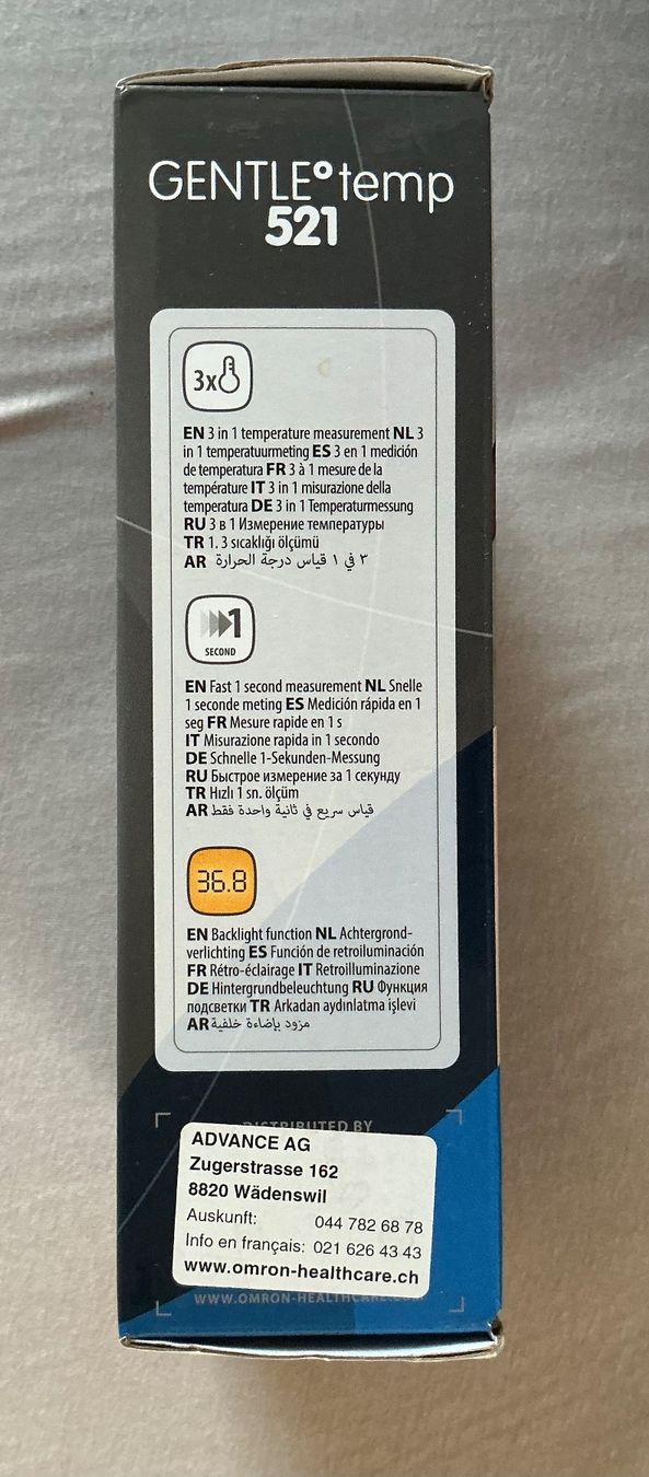 Omron Sonstiges für Haushalt & Wohnen: Fieberthermometer von Omron / 3 in 1 Temperature – Gebraucht aus Stettlen von togram4 7