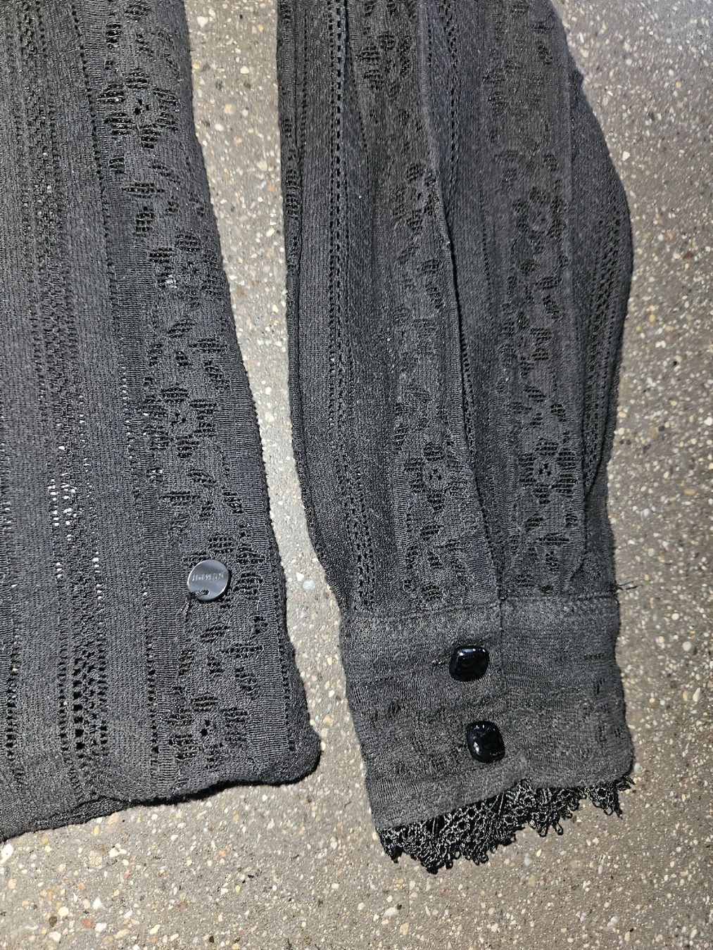 Camicette: Schwarze Spitze-Bluse 38 nümph – Nuovo (secondo la descrizione) da Anwil venduto da tamoos 4