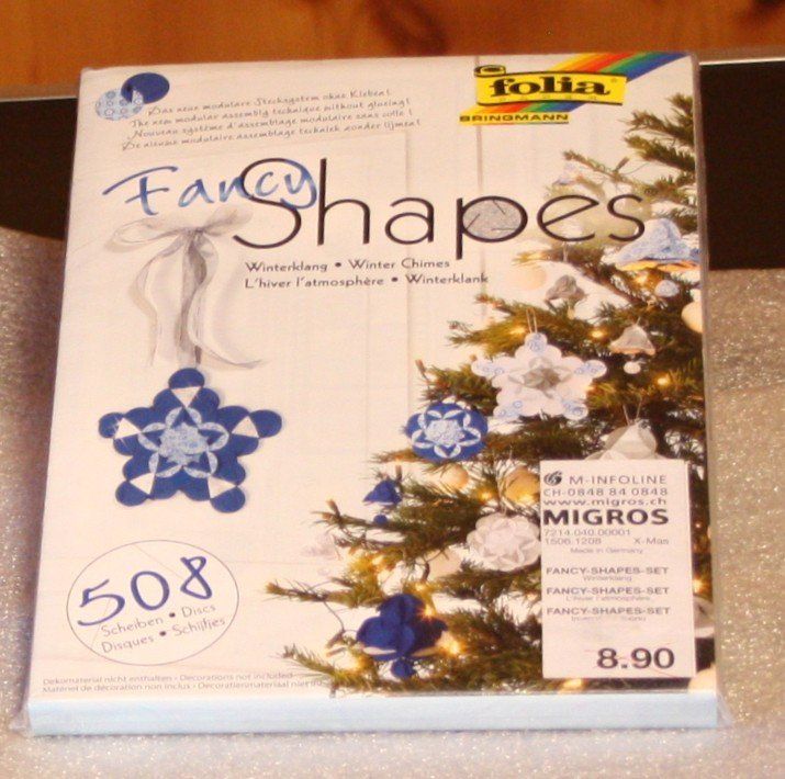 Tutte le decorazioni: Fancy Shapes Winterdeko 508Teile NEU – Nuovo e nell'imballaggio originale da Flüelen venduto da Alt-und-Neu 1