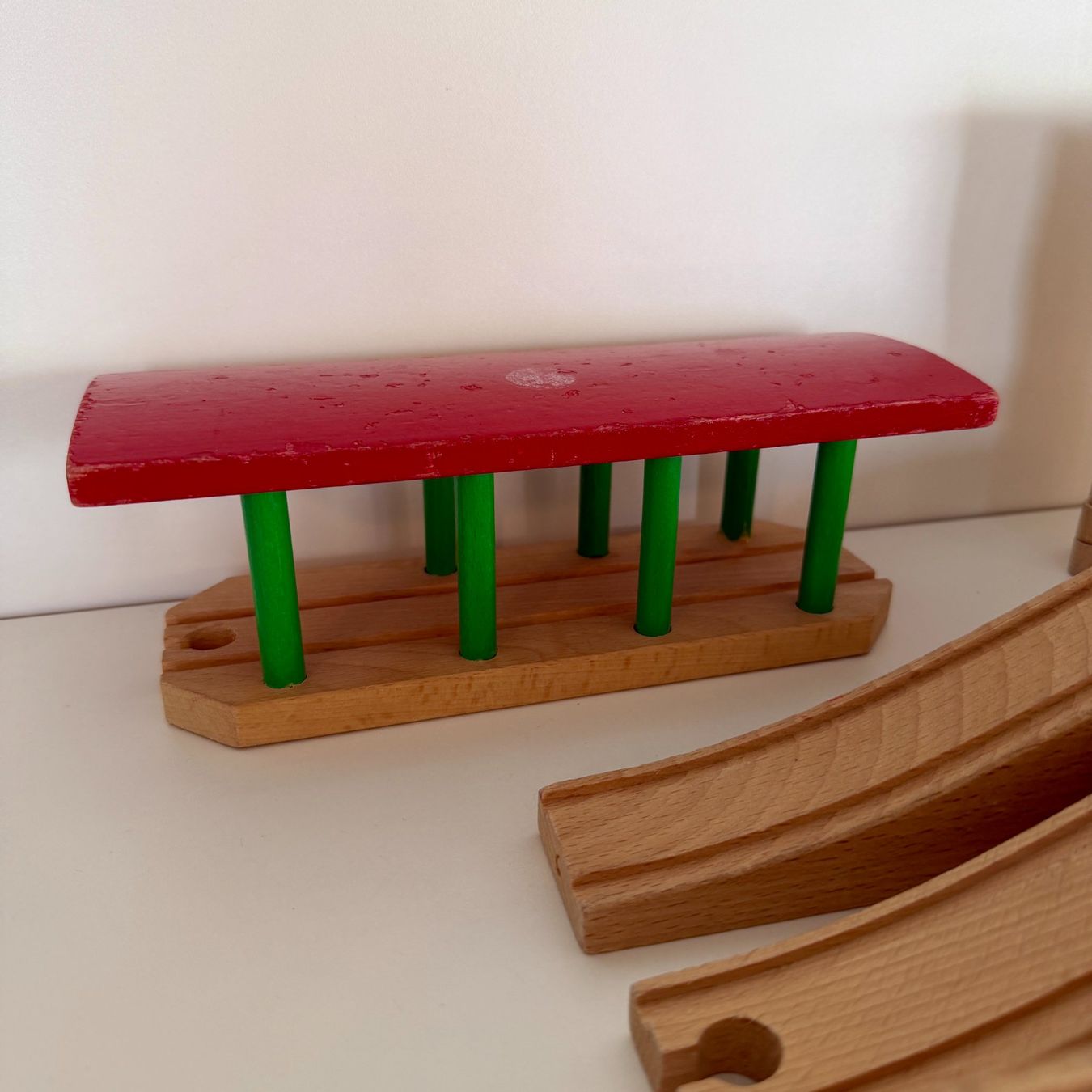 Giocattoli: Holz Eisenbahn Set mit diversem Zubehör – Usato da Balzers venduto da dassandro 3