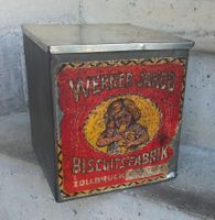 alte Blechbüchse Biscuitfabrik Werner Jakob Zollbrück