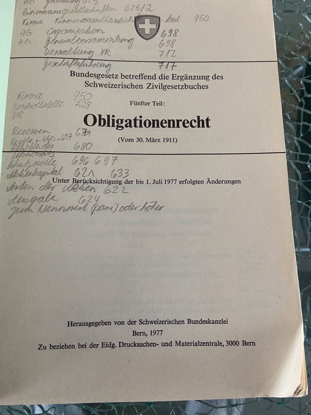 Libri: Obligationenrecht Buch 1977 – Usato da Oftringen venduto da andrax 1