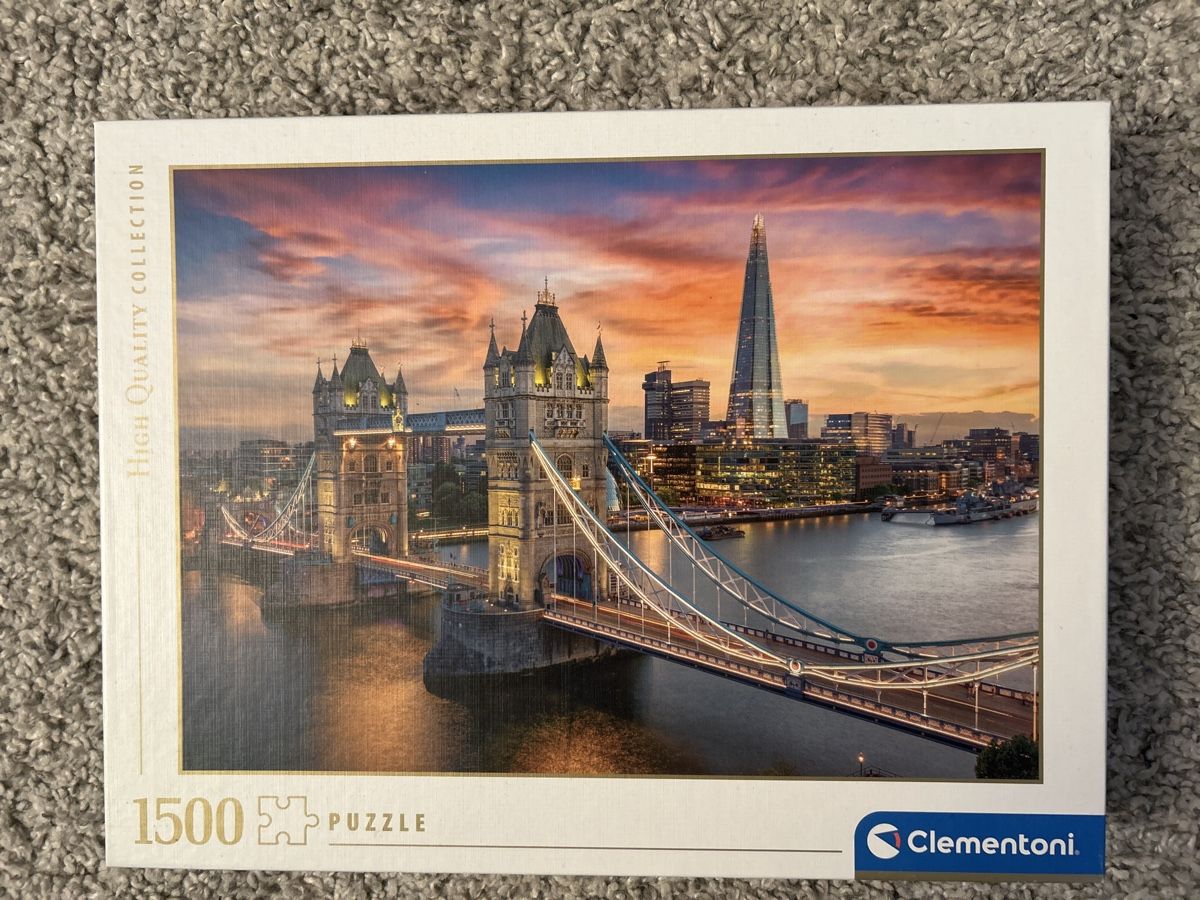 Clementoni Puzzles: 1500 Teile Puzzle Tower Bridge London Clementoni – Gebraucht aus Münchenbuchsee von Laedi98