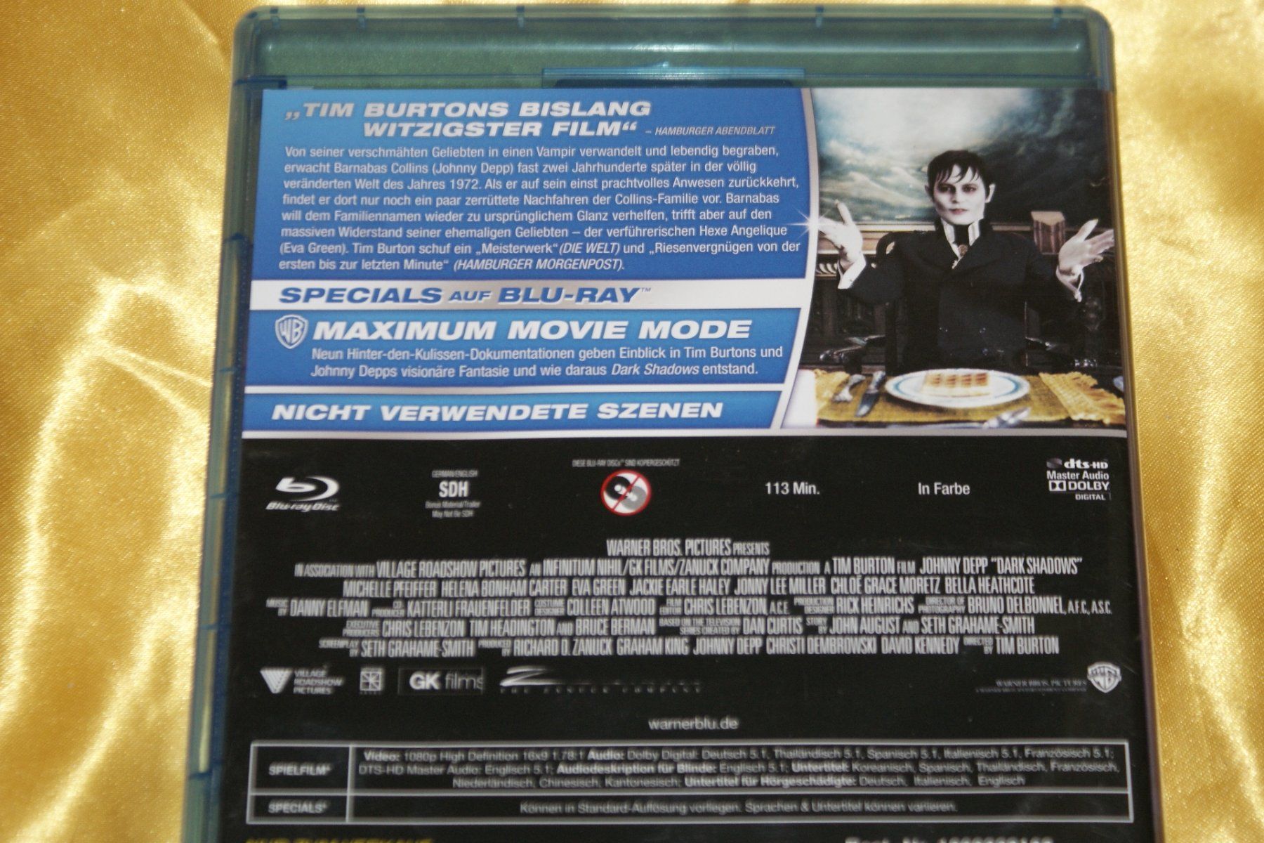 Tutti i DVDs: (60) Dark Shadows Johnny Deep  Tim Burton BluRAY – Usato da Buchs AG venduto da schwippschwapp 1
