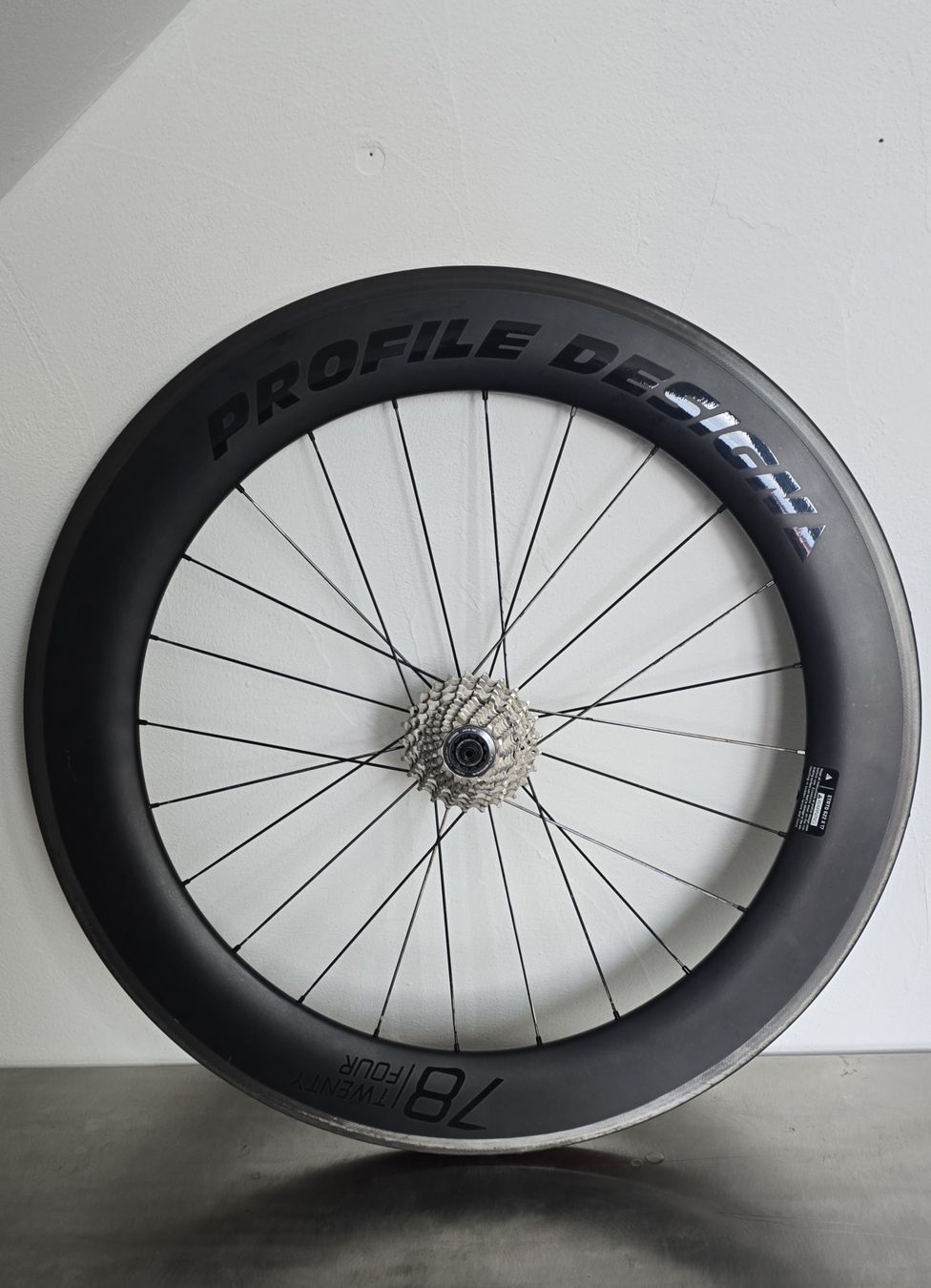 Pezzi di ricambio: Profile Design Twenty Four Carbon Clincher 78/38 – Usato da Brislach venduto da p.stelvio