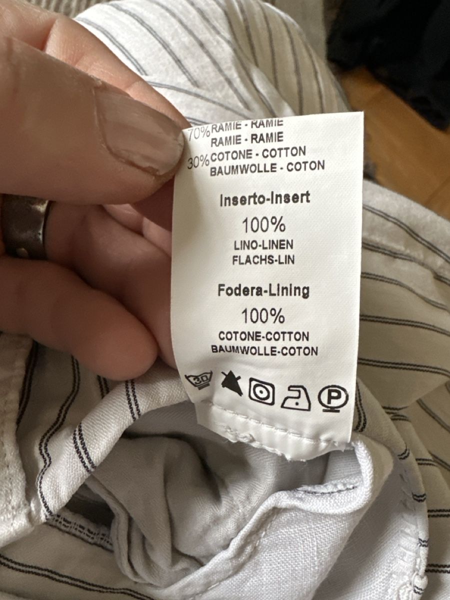 Pantaloni: Leinenhose, Transit, Herren, XS – Usato da Bern venduto da Ibizaflow 4