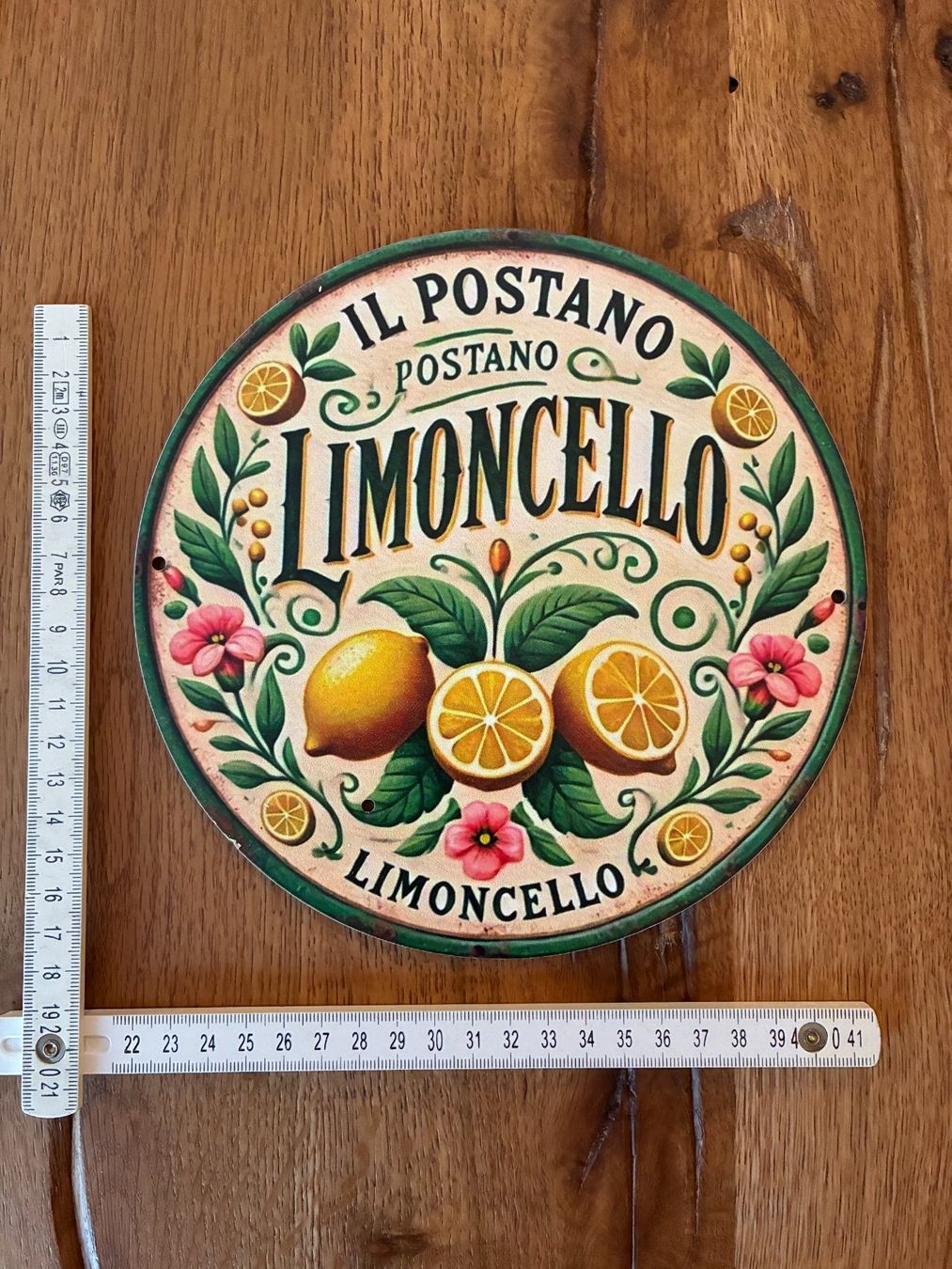 Bevande alcoliche: Limoncello - Schönes Holzschild- neu – Nuovo e nell'imballaggio originale da Bremgarten AG venduto da Eurotiz 2