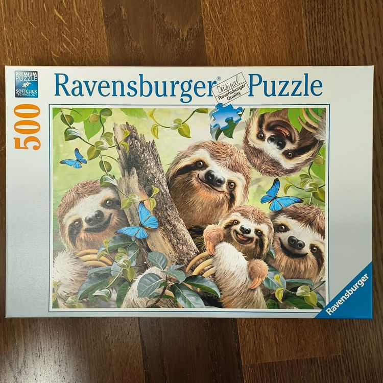 Ravensburger Puzzle 500 Faultier Selfie Kaufen Auf Ricardo