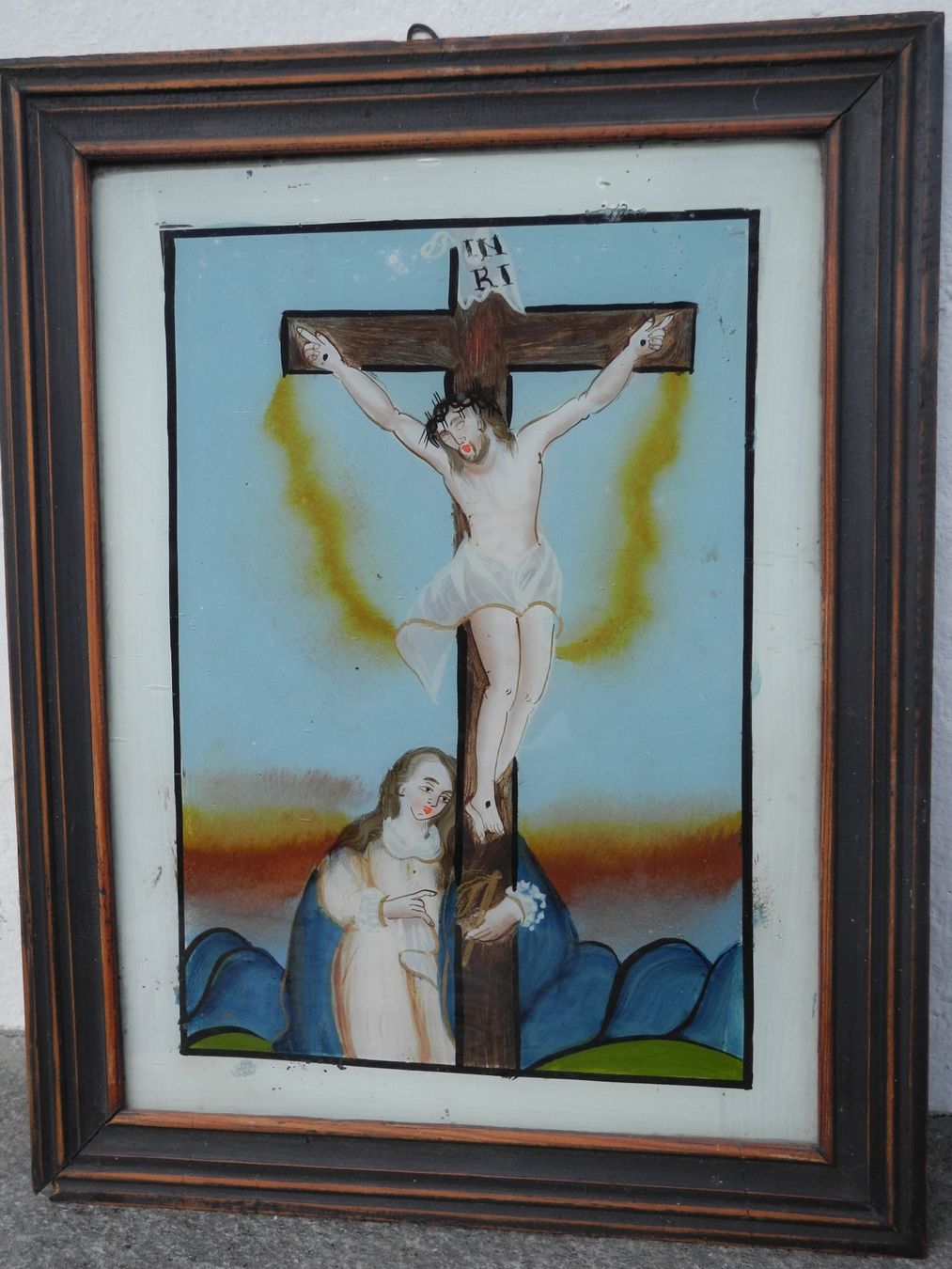 Dipinti: Hinterglasbild Christus am Kreuz – Usato da Lostallo venduto da 137264 2