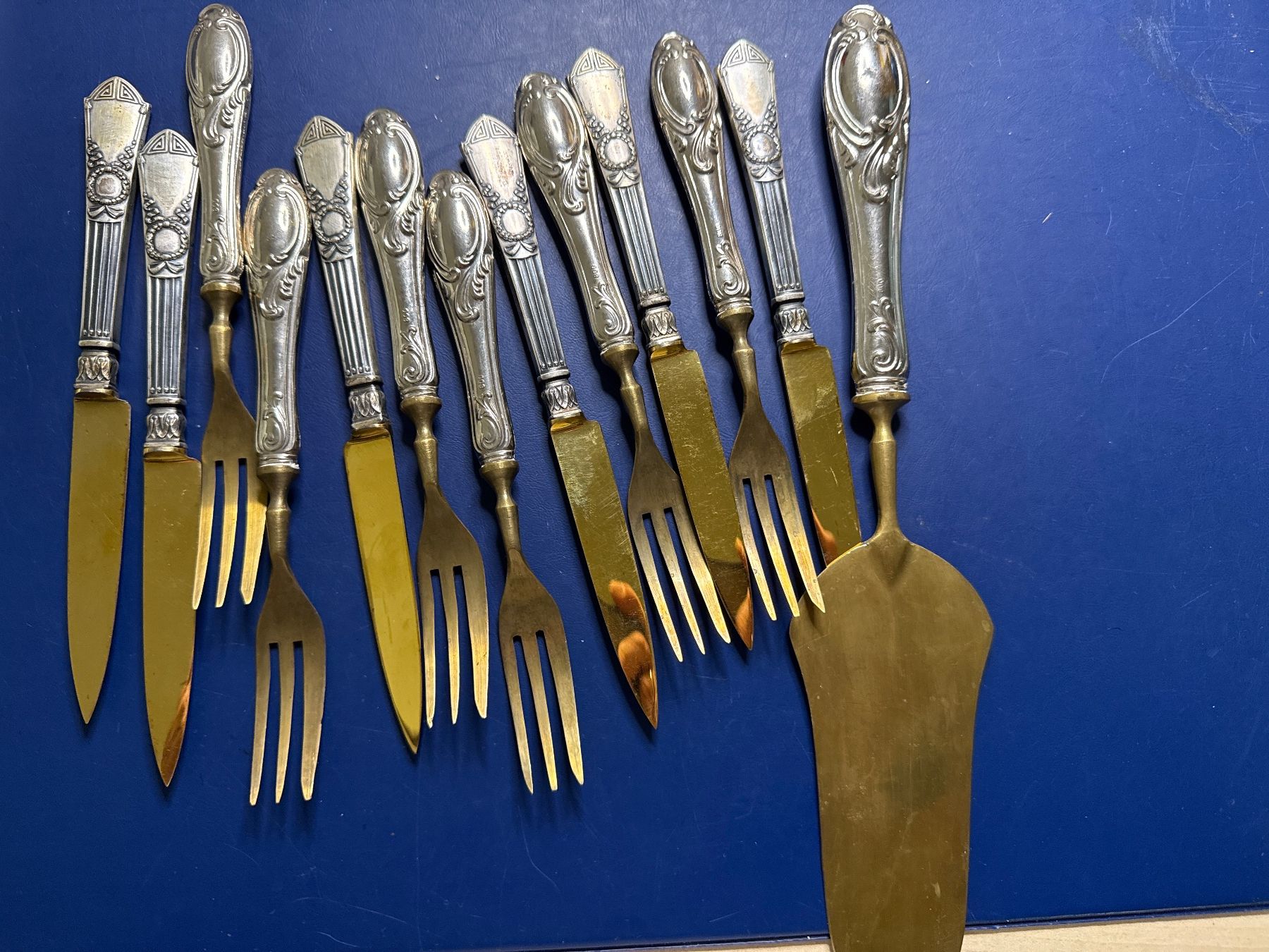 Set di posate: Antike Silberbesteck 0.800 – Usato da Derendingen venduto da iven70 1