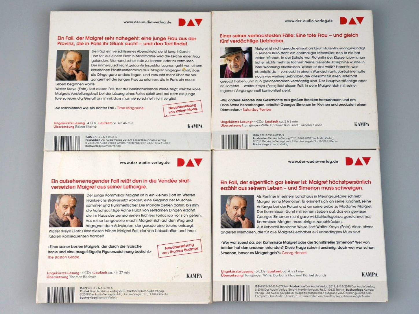 Audiolibri: Georges Simenon: Maigret (Hörbücher CD Sets) – Usato da Rüti ZH venduto da Restwert_Rueti_ZH 1