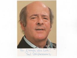 Autogrammkarte von Schauspieler Paul Bühlmann CH, †