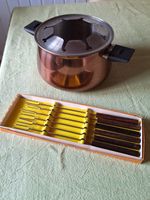 Topf für Fleichfondue mit 6 Gabeln