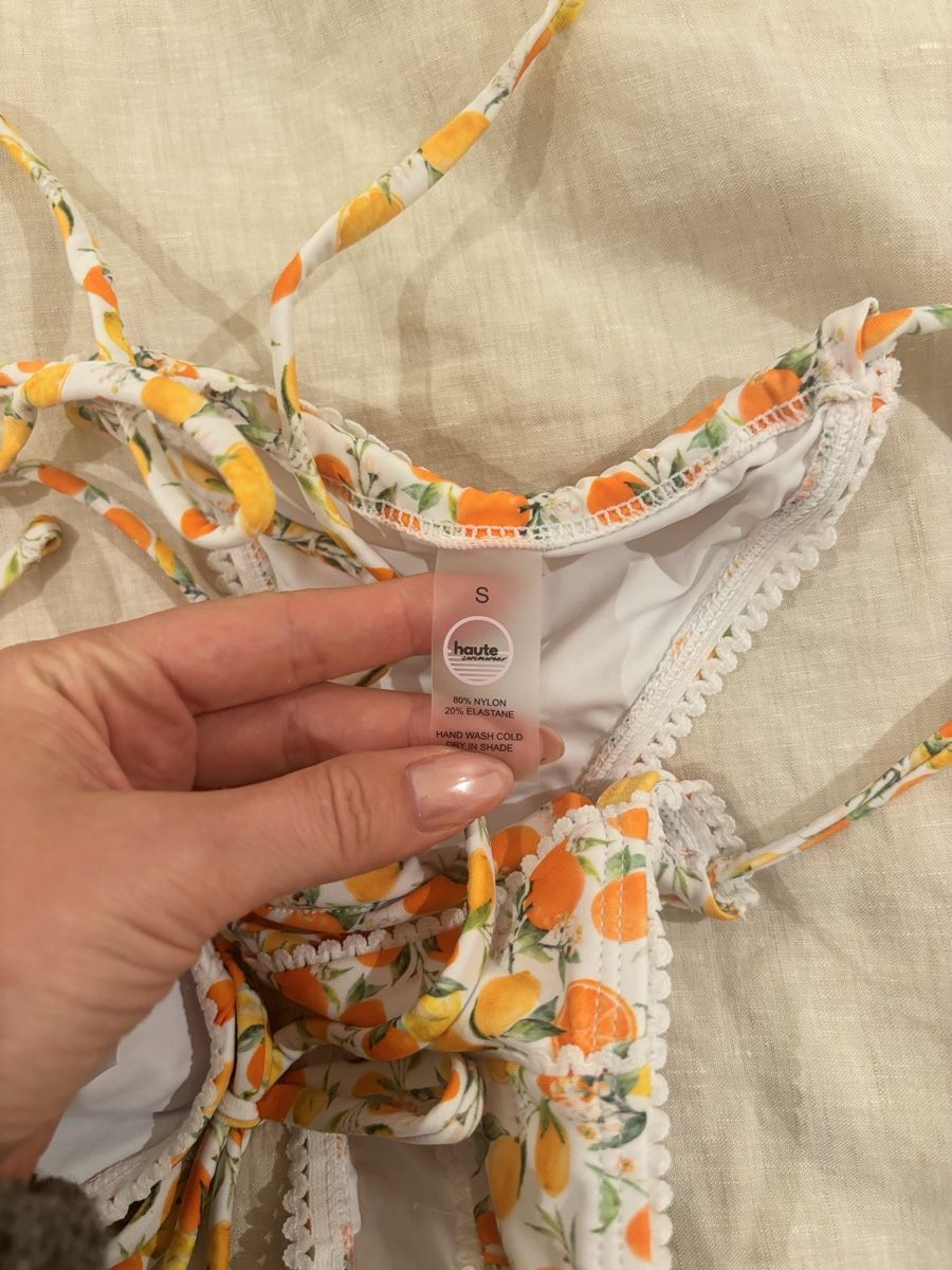 Costumi da bagno & Bikini: Haute Bikini  Orangenmuster, Grösse S – Nuovo e nell'imballaggio originale da lenzburg venduto da naemi30 1