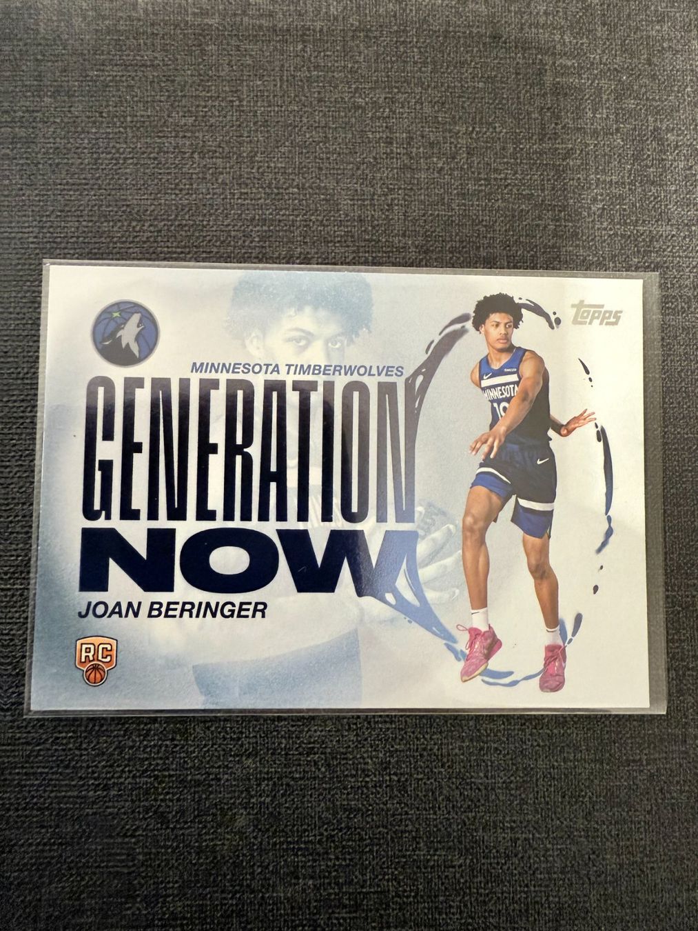 Topps Carte collezionabili: Topps Joan Beringer Minnesota Timberwolves NBA RC – Usato da Burgdorf venduto da Sports_Cards_3400
