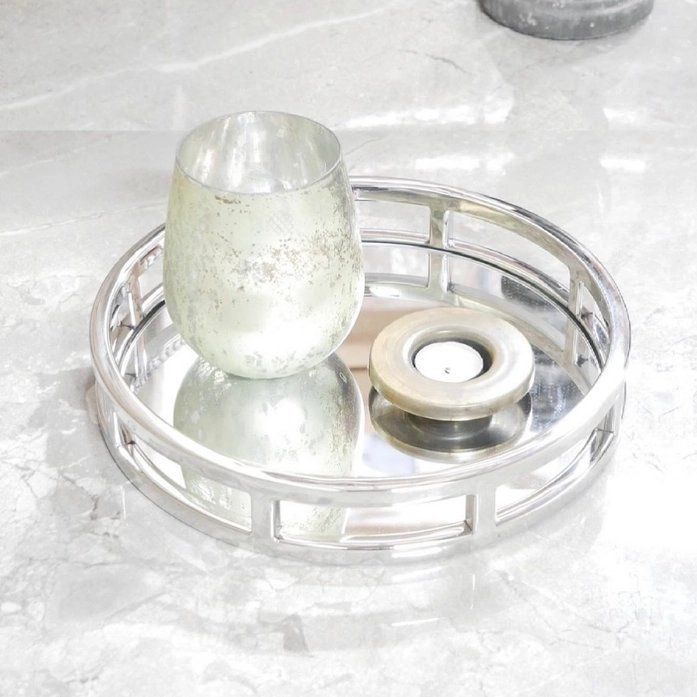 Piatti di portata: Rundes Spiegeltablett – Nuovo e nell'imballaggio originale da Arbon venduto da MaritK 2