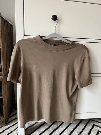 Zara Tshirt greige Damen S/M