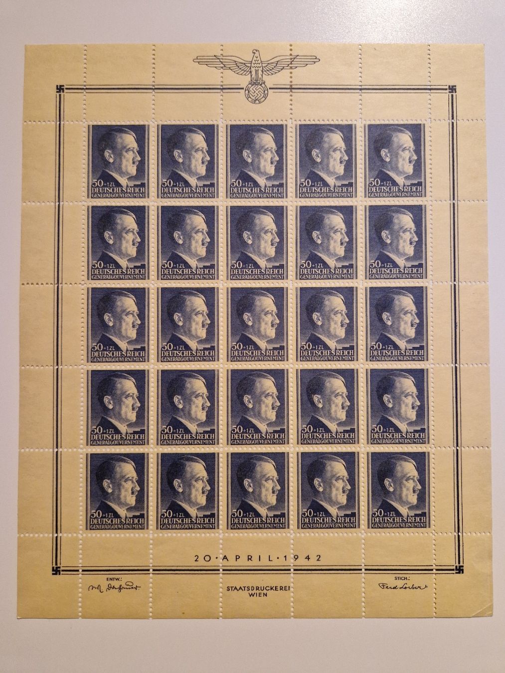Tutti i francobolli: Deutsches Reich Adolf Hitler Generalgouvernement postfrisch – Nuovo (secondo la descrizione) da St. Gallen venduto da Enrico_SG