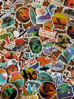 Über 55 schöne Surf Stickers - neu!!!