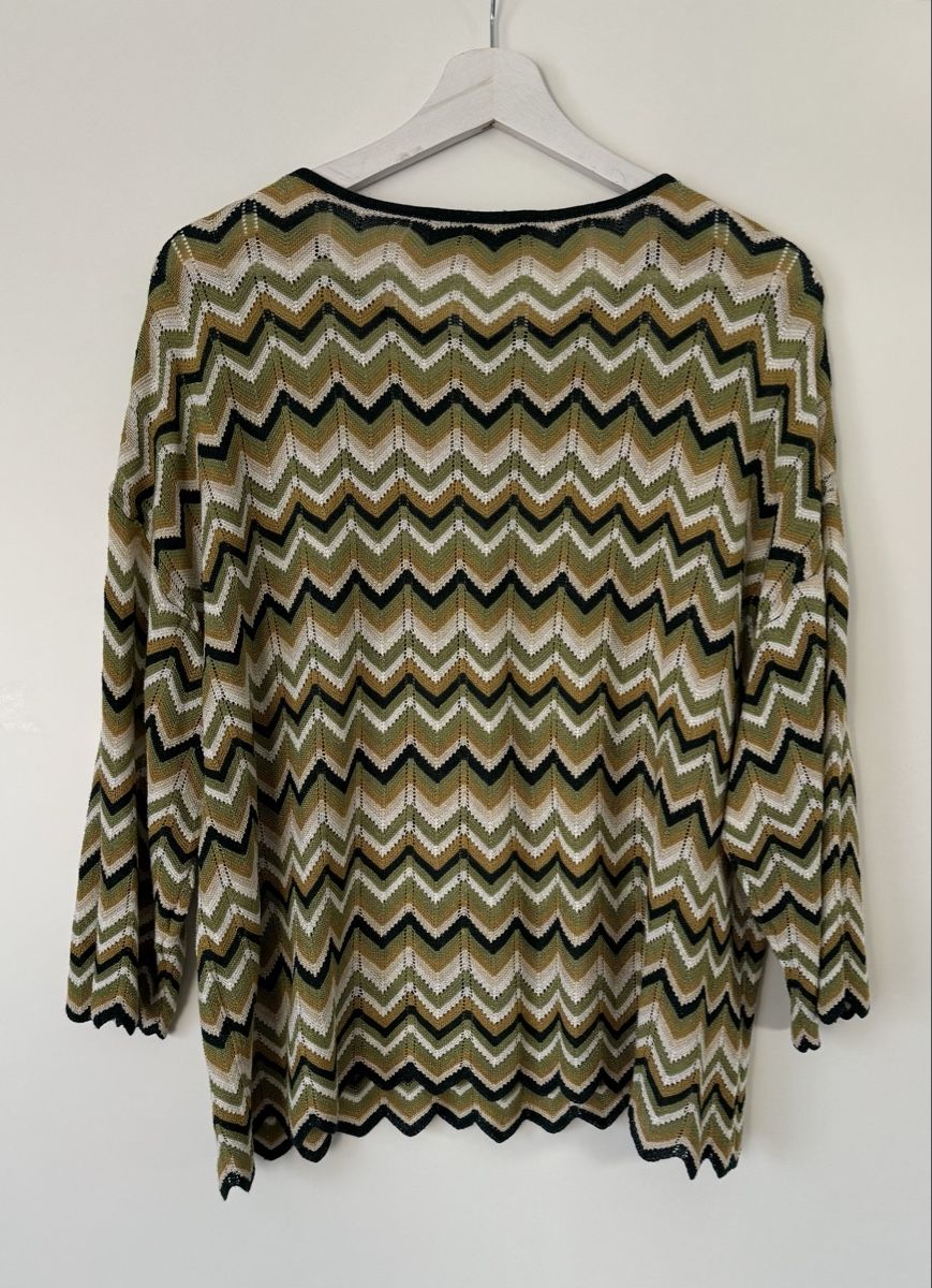 Hallhuber Maglioni & Felpe: HALLHUBER DONNA Strickpullover Gr. 44 - Zick-Zack Muster  – Nuovo (secondo la descrizione) da Flumenthal venduto da SecondLove_CH 3